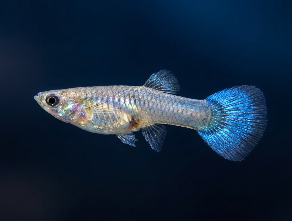 Blue Metallic Guppies