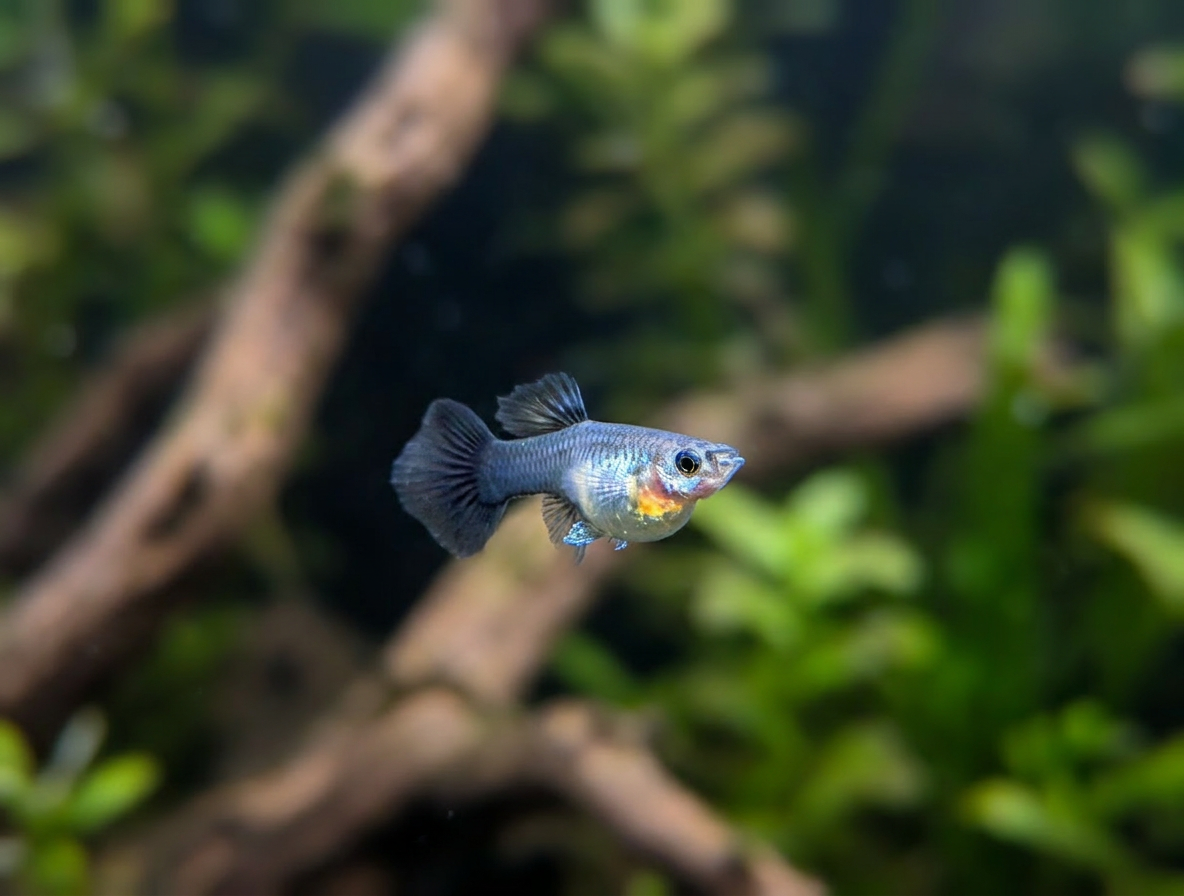 Blue Tarzan Guppy