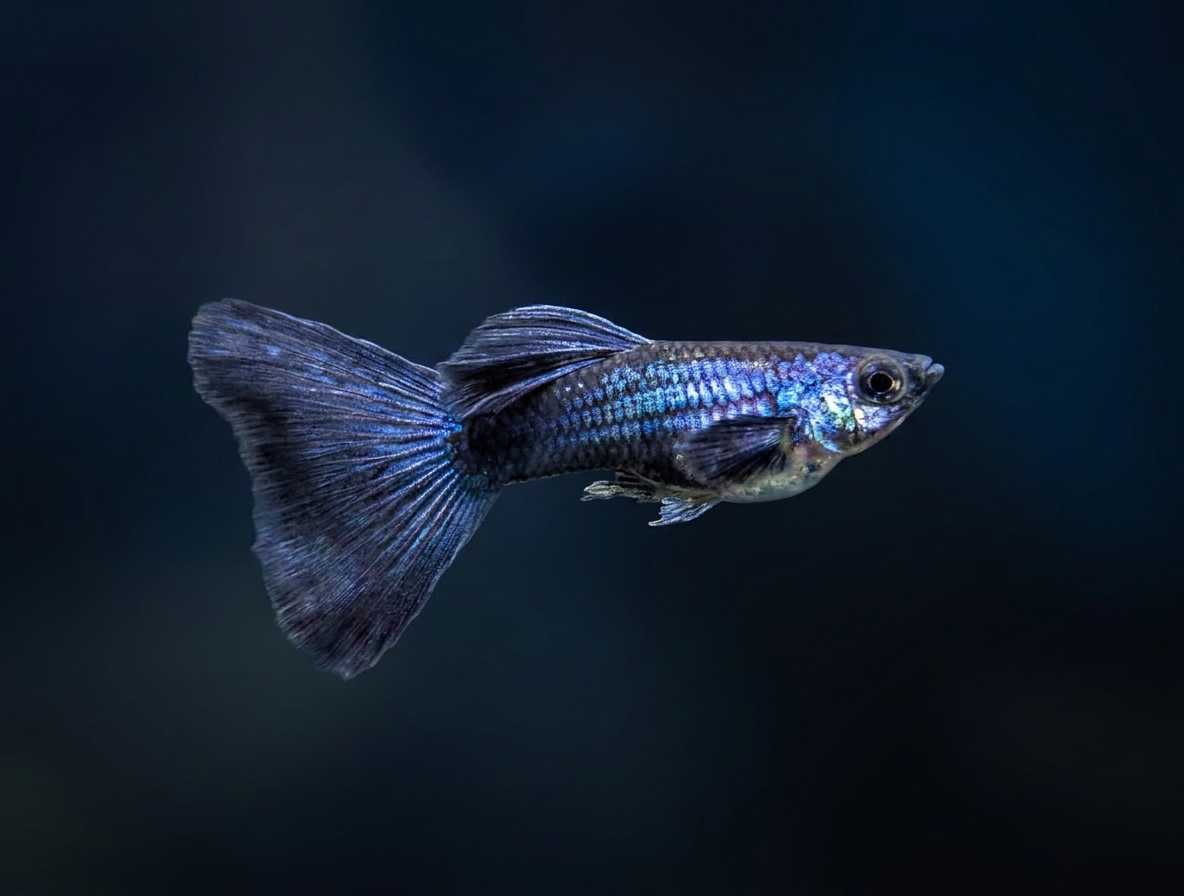 Blue Tarzan Guppy